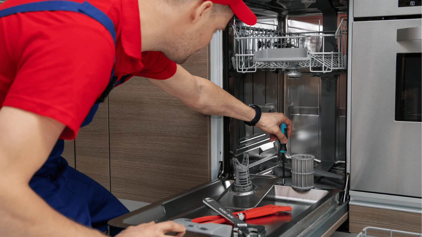 Inspect Key Parts for Damage with Professional Dishwasher Repair Service in Florida